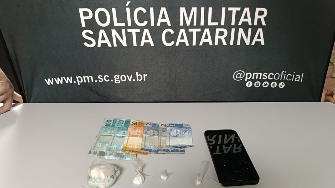 PMSC prende homem por tráfico de drogas em Xanxerê