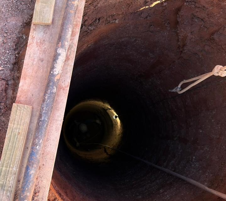 Trabalhador é resgatado de fosso de 9 metros em obra em Chapecó