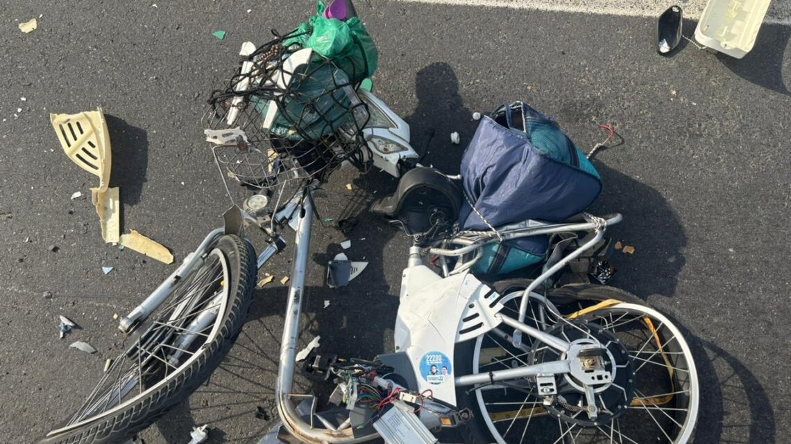 Ciclista morre após acidente com van na SC-486 em Itajaí