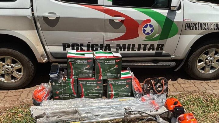 Homem é preso com roçadeiras falsificadas durante abordagem no centro de Guaraciaba