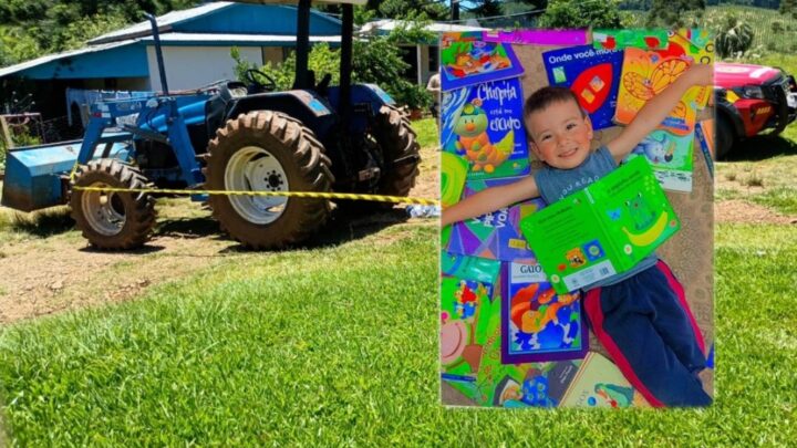 Menino de 4 anos que morreu após queda de trator no interior de SC é identificado