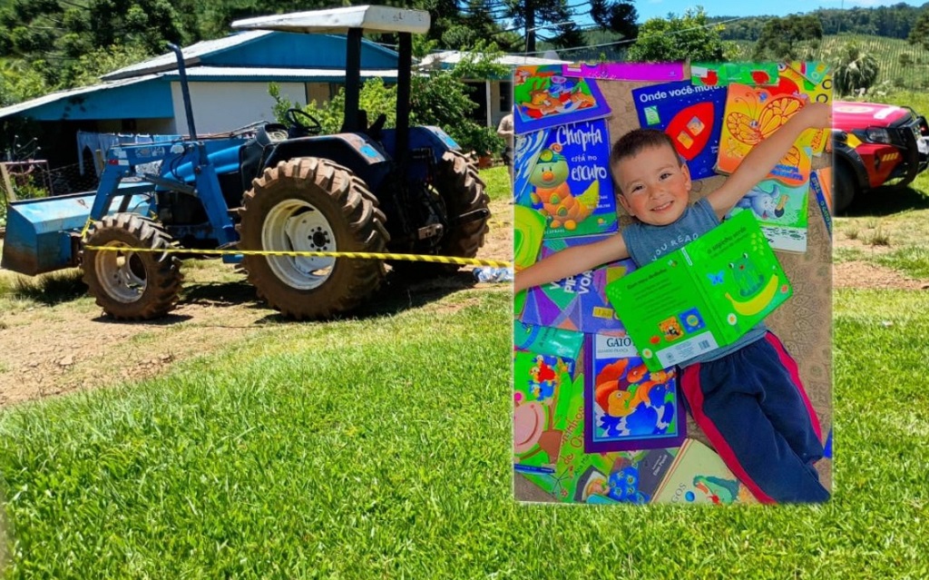 Menino de 4 anos que morreu após queda de trator no interior de SC é identificado