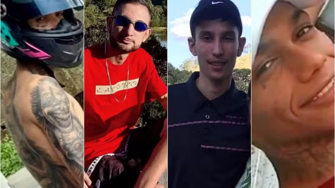 Corpos achados amarrados em SC são de quatro amigos que estavam desaparecidos